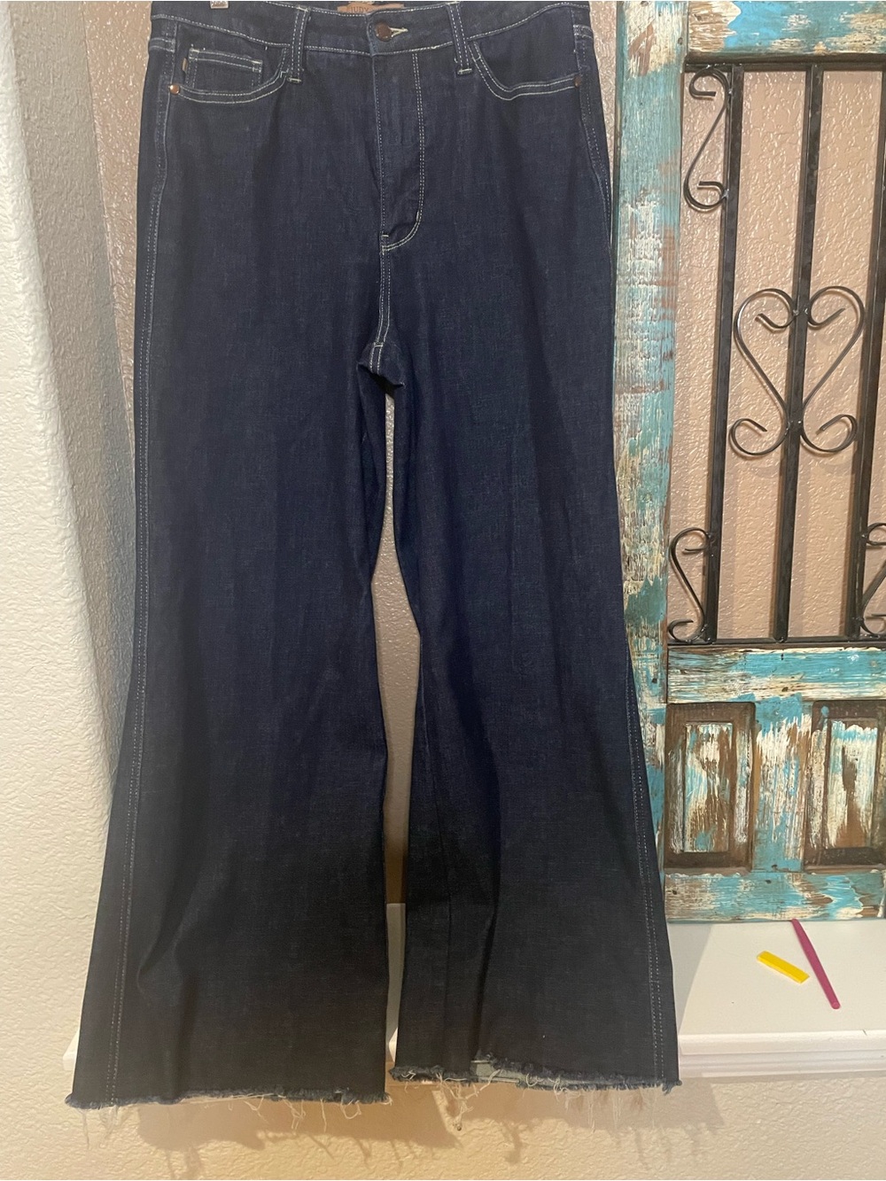 Judy Blue Dark Indigo Wide-Leg Flare Jeans
